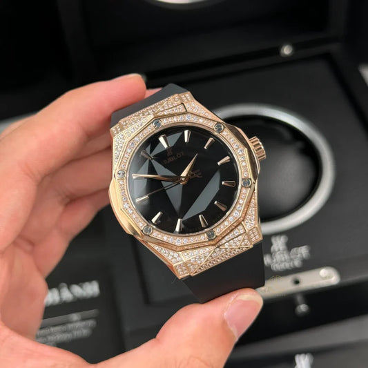 Hublot Classic Fusion Orlinski King Gold 550.OS.1800.RX.1604.ORL19 Zicron Pave 40mm