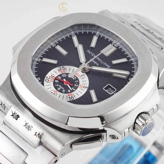 Patek Philippe Nautilus Chronograph 5980/1A-014 40.5mm Black-Blue Dial