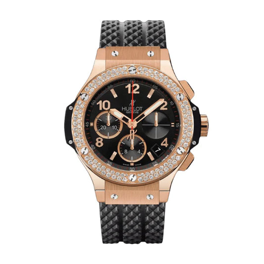 Hublot Big Bang Diamonds 44mm Black Dial Rose Gold ETA.7750