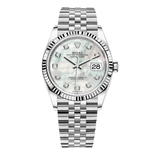 Rolex Datejust 36mm Sliver MOP Dial 126234