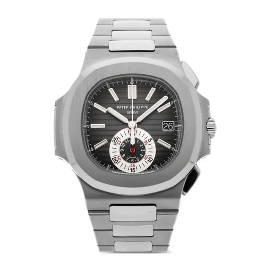 Patek Philippe Silver Black Dial