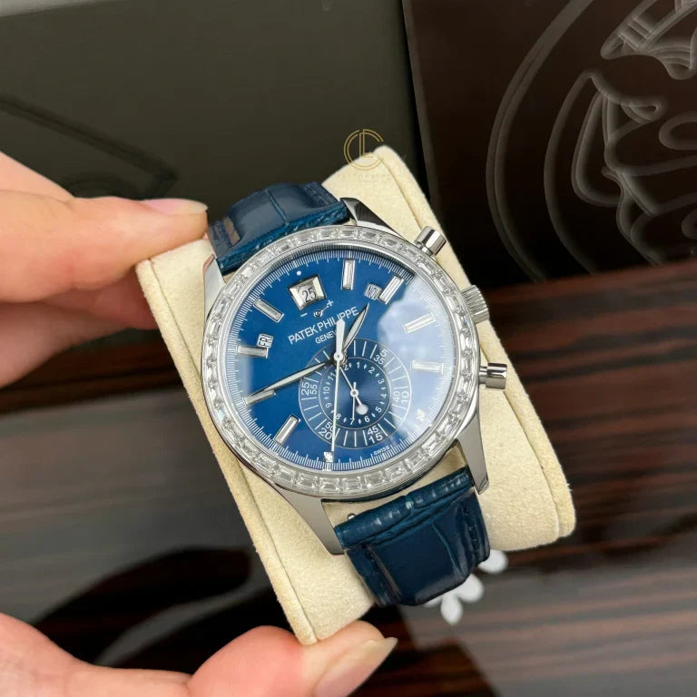 Patek Philippe Complications 5961P-001 40mm Blue Dial Steel