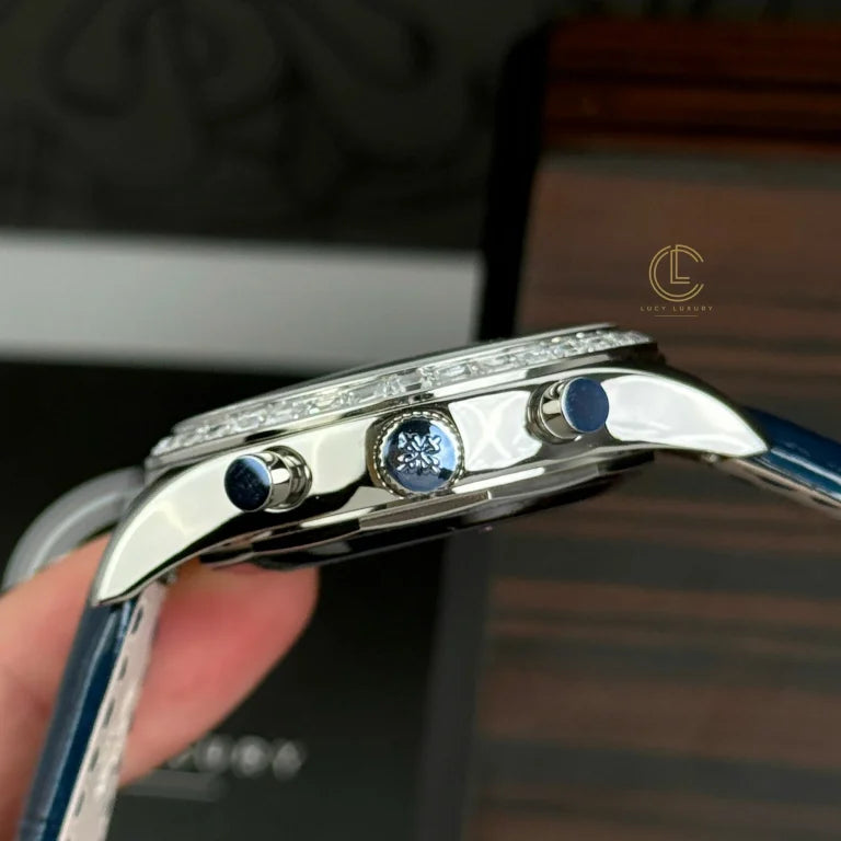 Patek Philippe Complications 5961P-001 40mm Blue Dial Steel